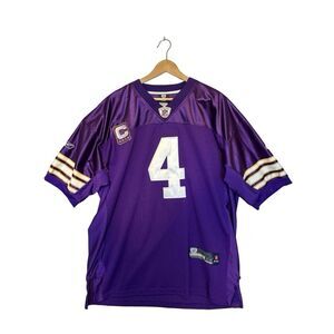 REEBOK Onfield Brett Favre Viking #4 Jersey Size 54